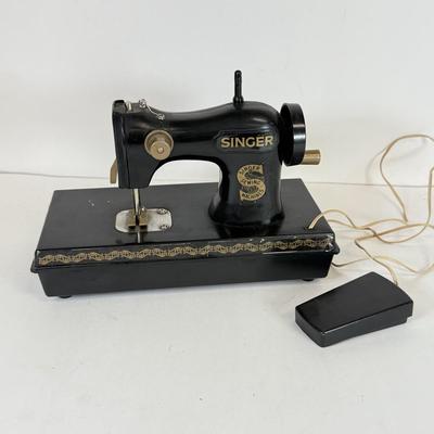 LOT 118: Vintage Flutophone, Mattel Strum-Fun Getar, LL Bean Log Cabin Building Set & More