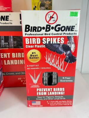 LOT 121: Home Care, Bird Management Devices NIB