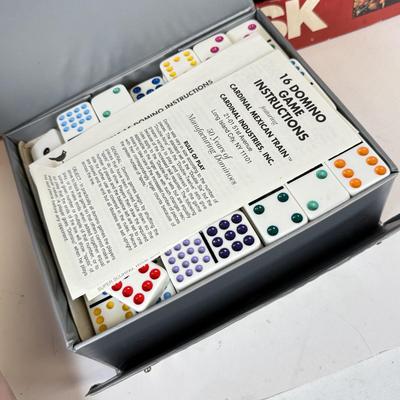 LOT 122: Vintage Games: Feudal, Dominoes, Castle Risk & More