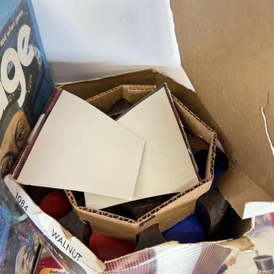 LOT 122: Vintage Games: Feudal, Dominoes, Castle Risk & More