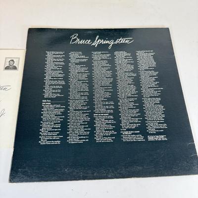 LOT 125: Bruce Springsteen Vinyl Records: The River, Greetings from Asbury Park NJ & Born in the USA