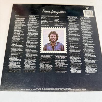 LOT 125: Bruce Springsteen Vinyl Records: The River, Greetings from Asbury Park NJ & Born in the USA