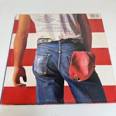 LOT 125: Bruce Springsteen Vinyl Records: The River, Greetings from Asbury Park NJ & Born in the USA
