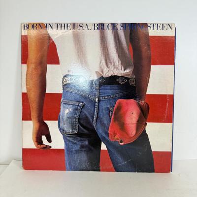 LOT 125: Bruce Springsteen Vinyl Records: The River, Greetings from Asbury Park NJ & Born in the USA