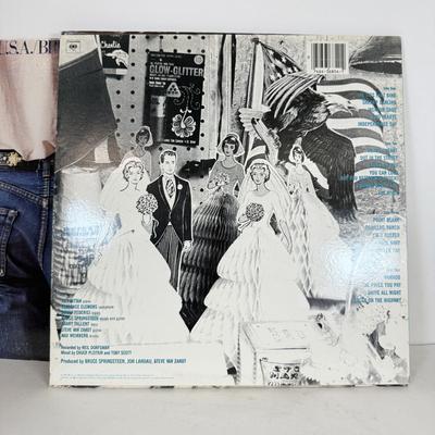 LOT 125: Bruce Springsteen Vinyl Records: The River, Greetings from Asbury Park NJ & Born in the USA