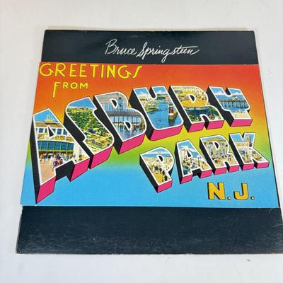 LOT 125: Bruce Springsteen Vinyl Records: The River, Greetings from Asbury Park NJ & Born in the USA