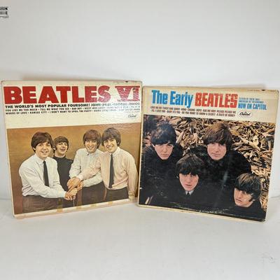 LOT 126: The Early Beatles & Beatles VI Vinyl Records