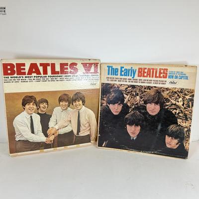 LOT 126: The Early Beatles & Beatles VI Vinyl Records
