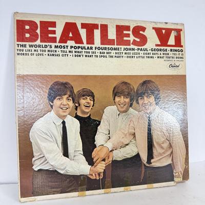 LOT 126: The Early Beatles & Beatles VI Vinyl Records
