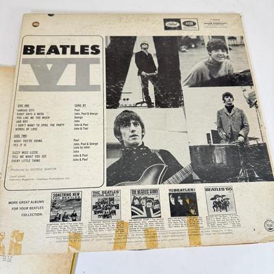 LOT 126: The Early Beatles & Beatles VI Vinyl Records