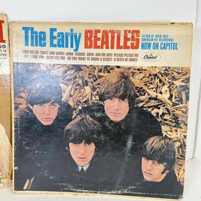 LOT 126: The Early Beatles & Beatles VI Vinyl Records