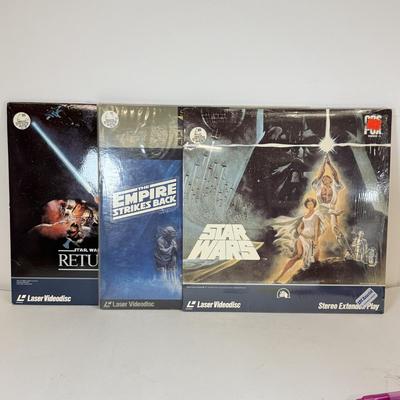 LOT 127: Star Wars Original Trilogy on Laser Disc