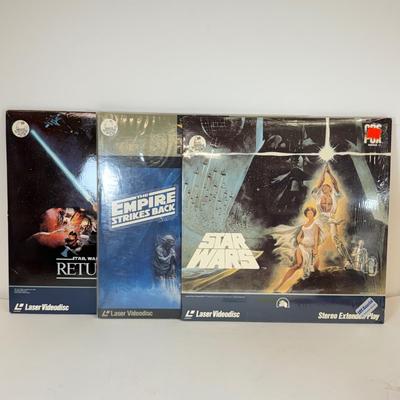 LOT 127: Star Wars Original Trilogy on Laser Disc