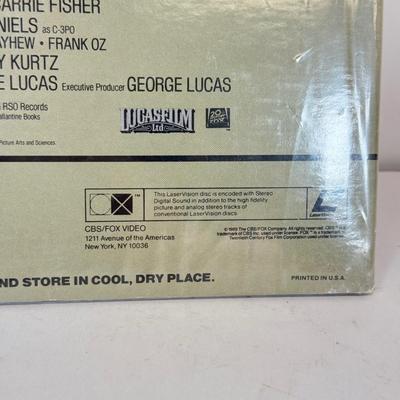 LOT 127: Star Wars Original Trilogy on Laser Disc