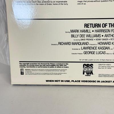 LOT 127: Star Wars Original Trilogy on Laser Disc