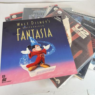 LOT 128: Laser Disc Collection: Masters of the Universe, Fantasia, Indiana Jones, Spaceballs & More
