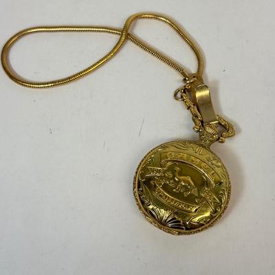 LOT 131: Camel Cigarette Pocket Watch w/ Rings, Pins & More