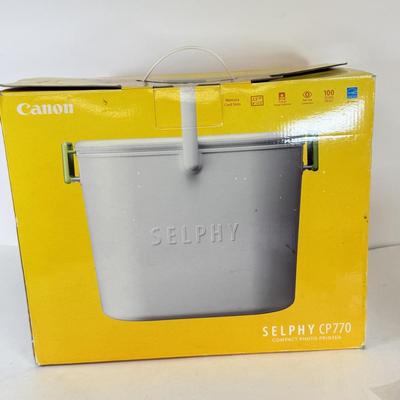 LOT 136: Canon Selphy CP770 Printer, Kodak & RCA Sport Cameras