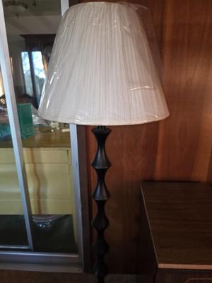 Black floor lamp