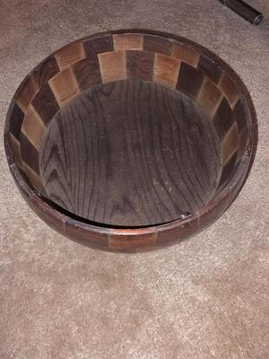 Wooden bowl