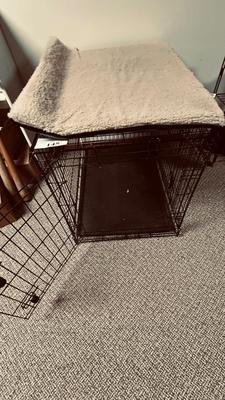 LARGE SIZED ANIMAL KENNEL, OUTWARD HOUND BACKPACK, LEASH AND CHOKE COLLARS