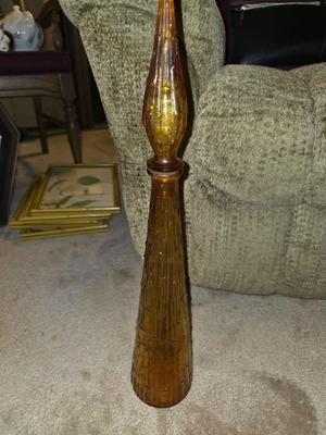 Amber decanter bottle¹