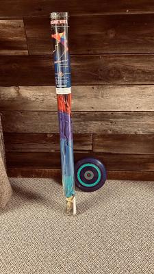 CUSTOM CRAFTED DELTA LIGHT FESTIVAL LITE KITE AND FRISBEE