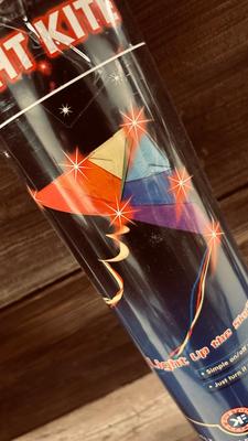 CUSTOM CRAFTED DELTA LIGHT FESTIVAL LITE KITE AND FRISBEE