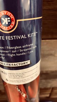 CUSTOM CRAFTED DELTA LIGHT FESTIVAL LITE KITE AND FRISBEE