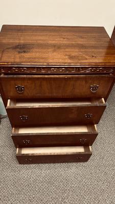 VINTAGE 4 DRAWER UPRIGHT CHEST