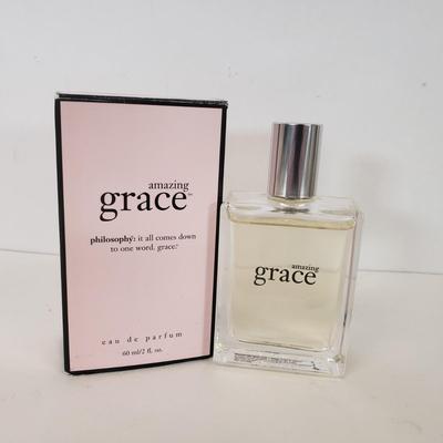LOT 151: Philosophy Amazing Grace Eau de Parfum 2 oz-Original Formula Black Rimmed Box