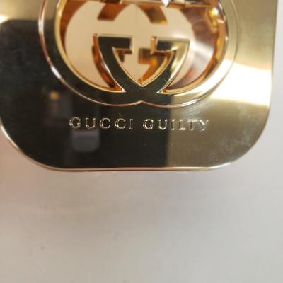 LOT 153: Gucci Guilty 1.6 oz(Full), Robert Piguet Fracas .25 oz(Full), Chanel No 5 .25 oz(Half Full)