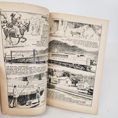 LOT 159: Vintage Railroad Magazines, Mickey & Goofy Comics, Man on the Moon Time Magazine