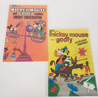 LOT 159: Vintage Railroad Magazines, Mickey & Goofy Comics, Man on the Moon Time Magazine