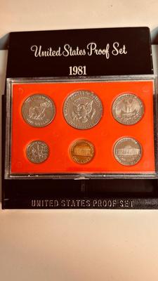 1980 & 1981 UNITED STATES MINT PROOF SETS