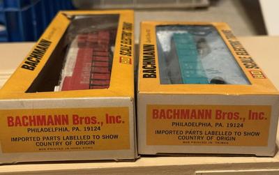 Backman HO Train Cars - Original Boxes