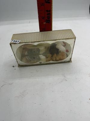 Vintage glass diorama