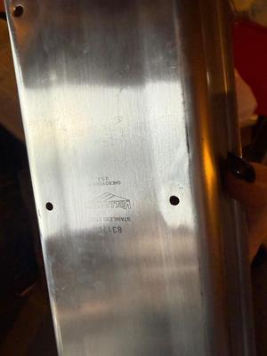 Metal trays-one with small holes