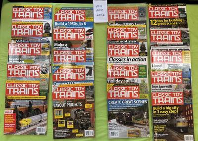 20011/20012/2013 Classic Toy Trains Magazine CTT