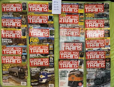 2016/2016/2018/2019 Classic Toy Trains Magazine CTT