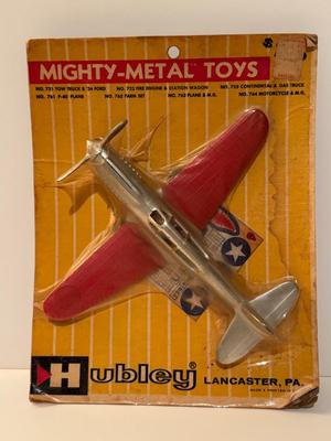 Hubley Mighty Metal Toys Plane in Original Packaging