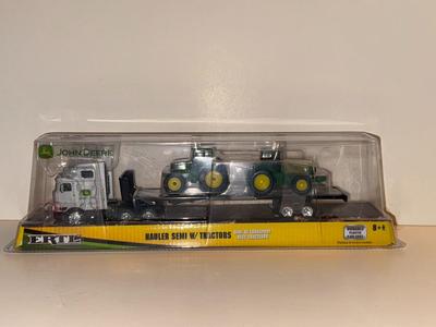 Ertl John Deere Hauler Semi with Tractors