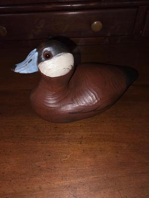 Wooden duck figure