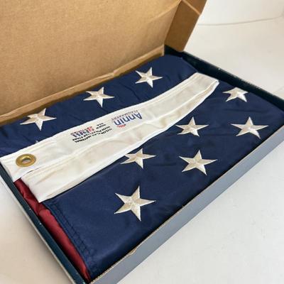 LOT 160: OppoSuits American Flag Suit in box, US Flag in Box & 13 Colonies Spoon Set