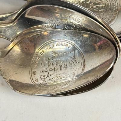 LOT 160: OppoSuits American Flag Suit in box, US Flag in Box & 13 Colonies Spoon Set