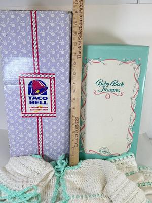 LOT 163: Limited Edition Taco Bell Porcelain Doll “Bella” w COA & Edwin M Knowles Baby Treasures w COA