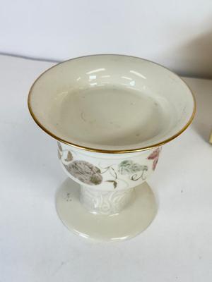 LOT 165: Lenox Disney Animated Classics Mickey & Minnie Mouse Salt and Pepper Shakers w/ Box, Egg Trinket Box w/ Box, Royal Doulton...