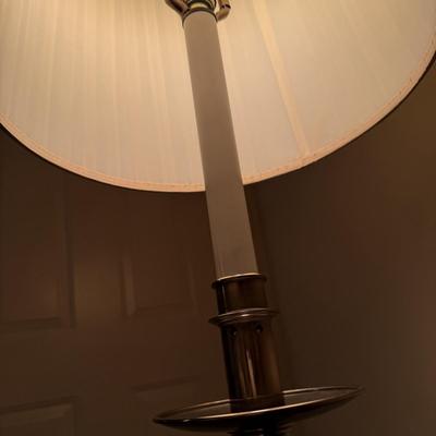 Stiffel Brass Floor Lamp with Attached Table (BD-HS*)