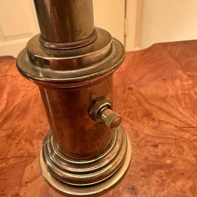 Stiffel Brass Floor Lamp with Attached Table (BD-HS*)