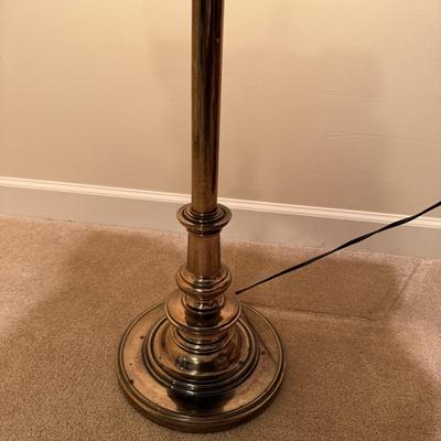 Stiffel Brass Floor Lamp with Attached Table (BD-HS*)